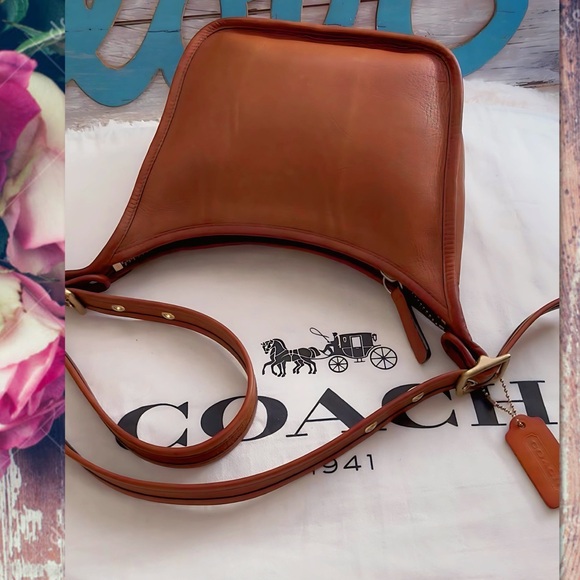 VINTAGE COACH JANICE’S LEGACY BURNISHED CROSSBODY BAG 9950 - Picture 11 of 17